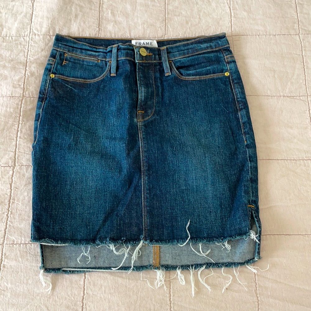 FRAME Denim Skirt